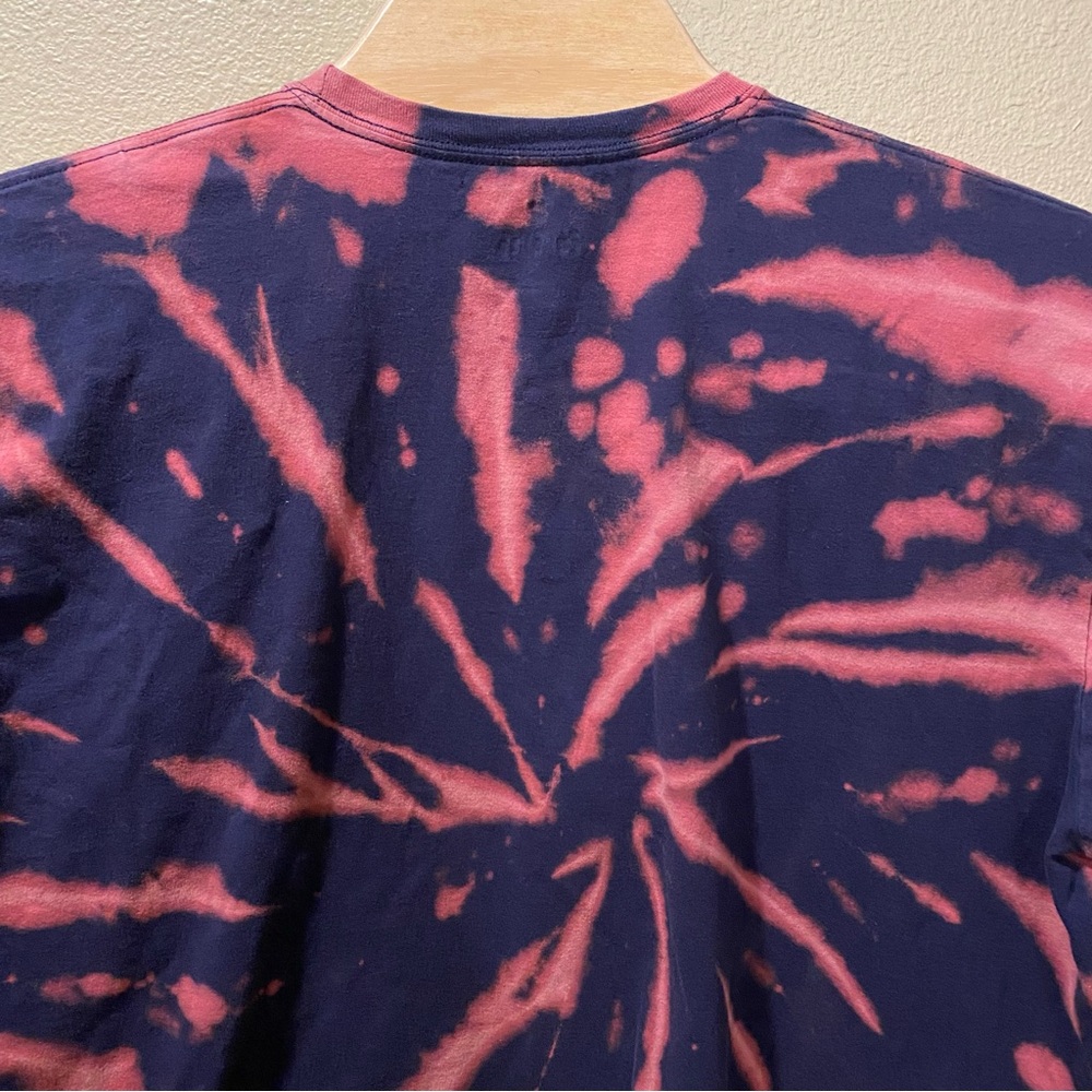 Men’s 2XL NFL Chicago Bears Upcycled Bleached Tie Dye Long Sleeve Shirt - Picture 8 of 8